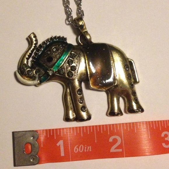 (L1) Elephant Necklace - Picture 2 of 4